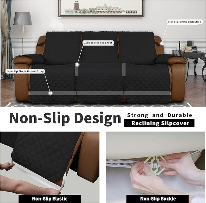 Easy-Going Recliner Sofa Cover, Reversible Couch Cover