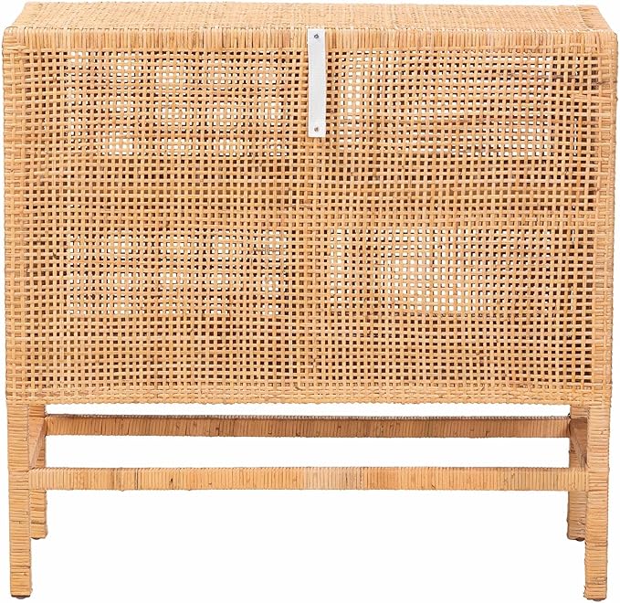 Bali & pari Vivan Natural Rattan Storage Cabinet