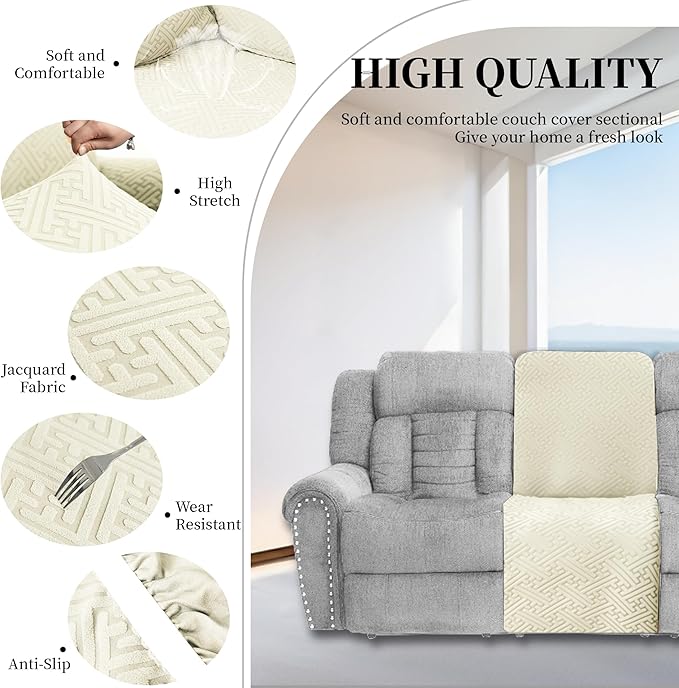 100% Waterproof Sectional Recliner Couch Covers