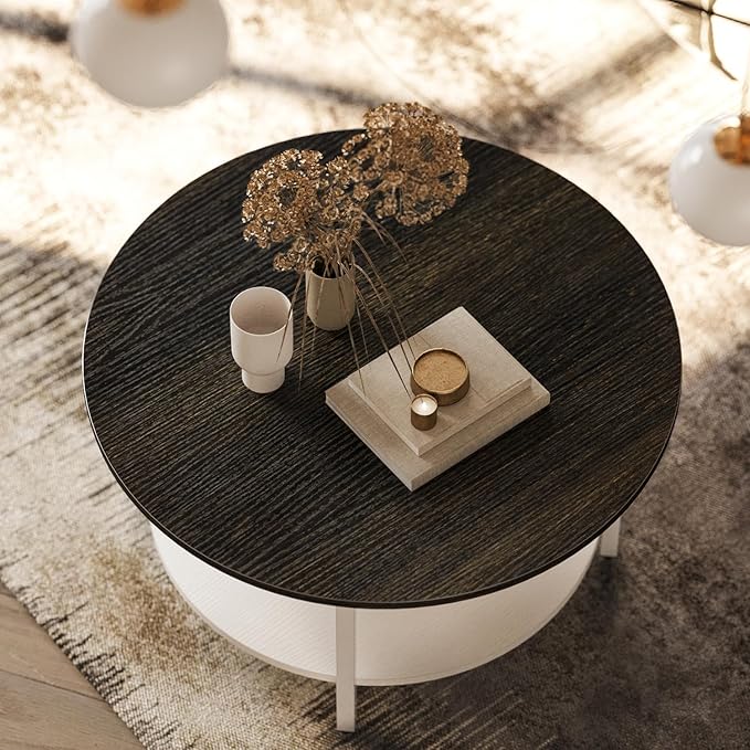 FABATO Round Lift Top Coffee Table