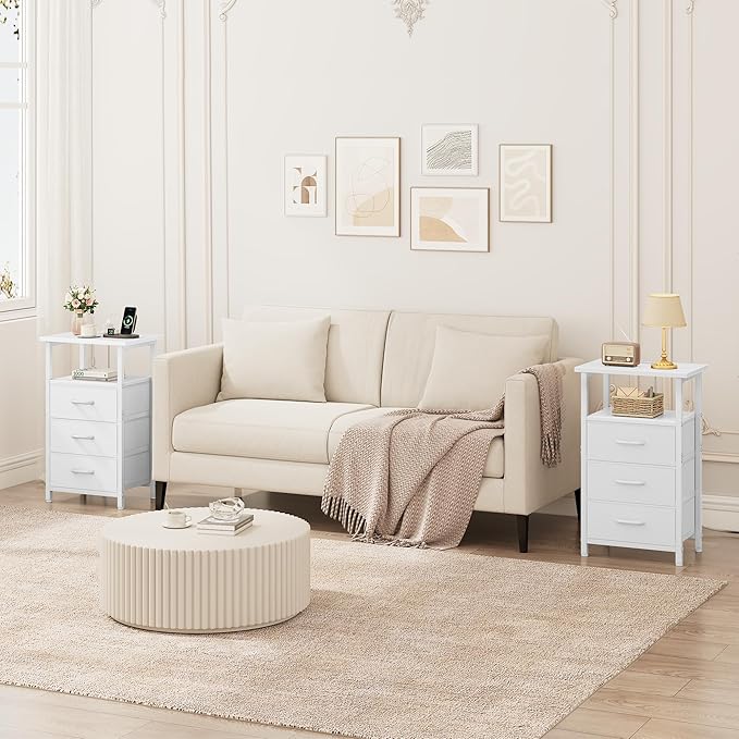 Vagusicc Nightstand Set of 2