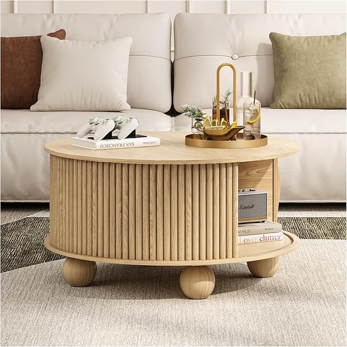 JOINICE Round Coffee Table
