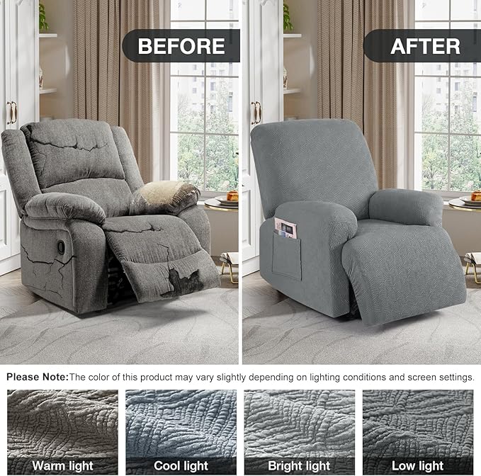 Timeles Recliner Covers Extra Wide Recliner Chair Cover Reclining Sofa