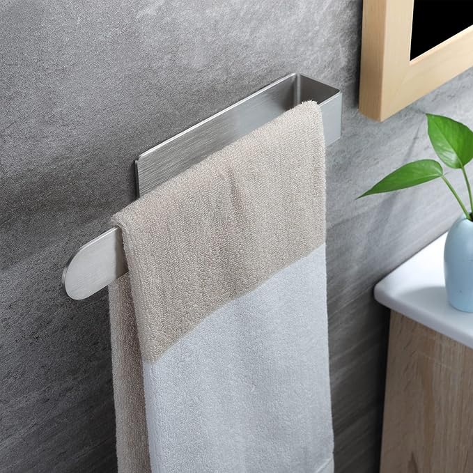 Taozun Towel Holder 11.8 Inch Brushed Hand Towel Rack Bathroom Towel Bar