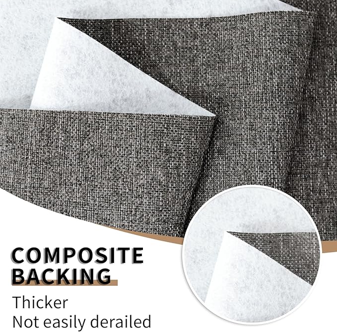 Heavy Linen Fabric 40x57 Inches, 1.2mm Thickness, Plain Solid Color Cloth