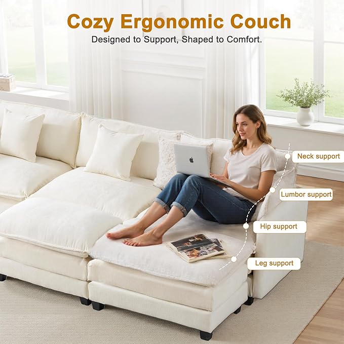Expandable Modular Sectional Sofa
