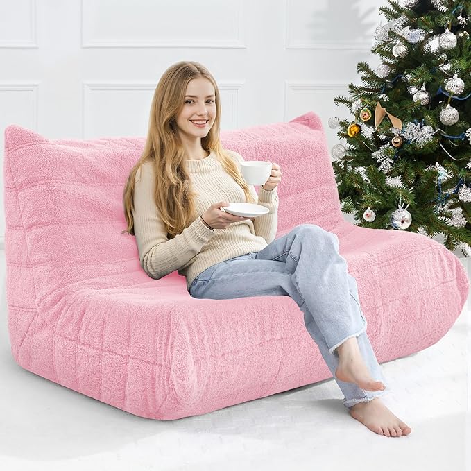 Bean Bag Loveseat Chair Big Sofa Beanbag Chair