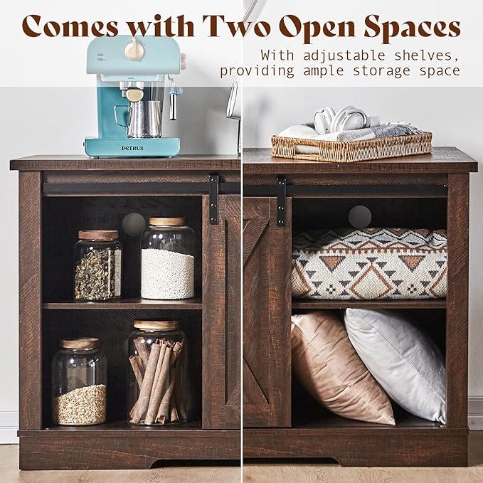 AMERLIFE 66" Farmhouse TV Stand