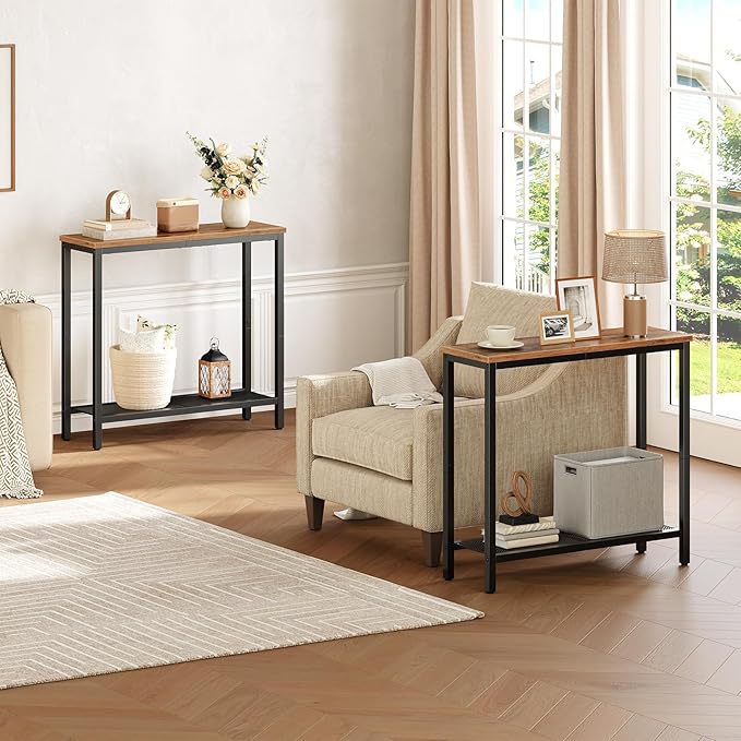 HOOBRO 29.5" Narrow Console Table, Small Entryway Table