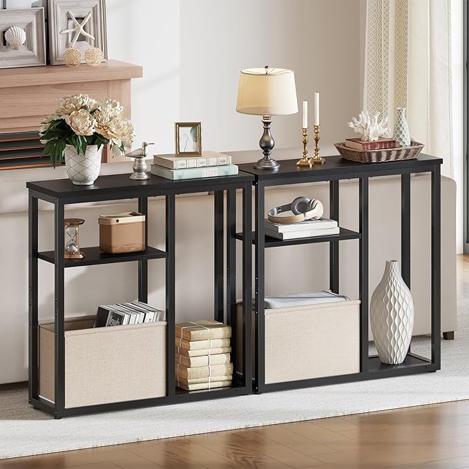 HOOBRO Narrow Console Table