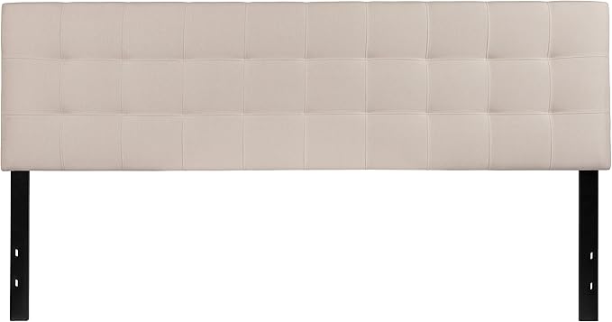 Flash Furniture Bedford Box Stitch Tufted Upholstered King Size Headboard in