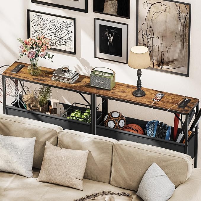 Asgolion 31.5" Console Table, 9.5" D Entryway Table