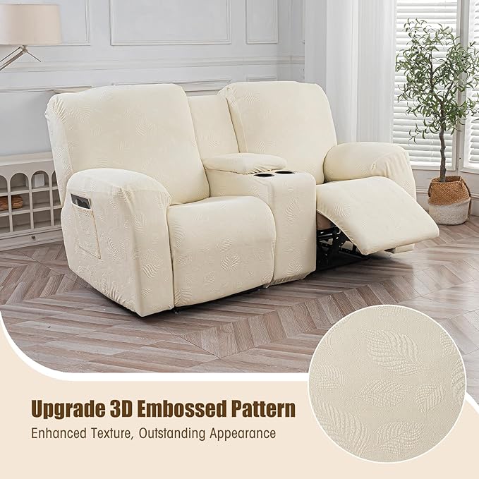 Gennia Waterproof Recliner Loveseat Cover