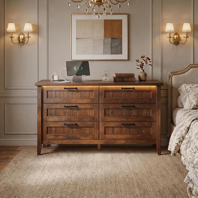 GarveeLife 6 Drawer Dresser