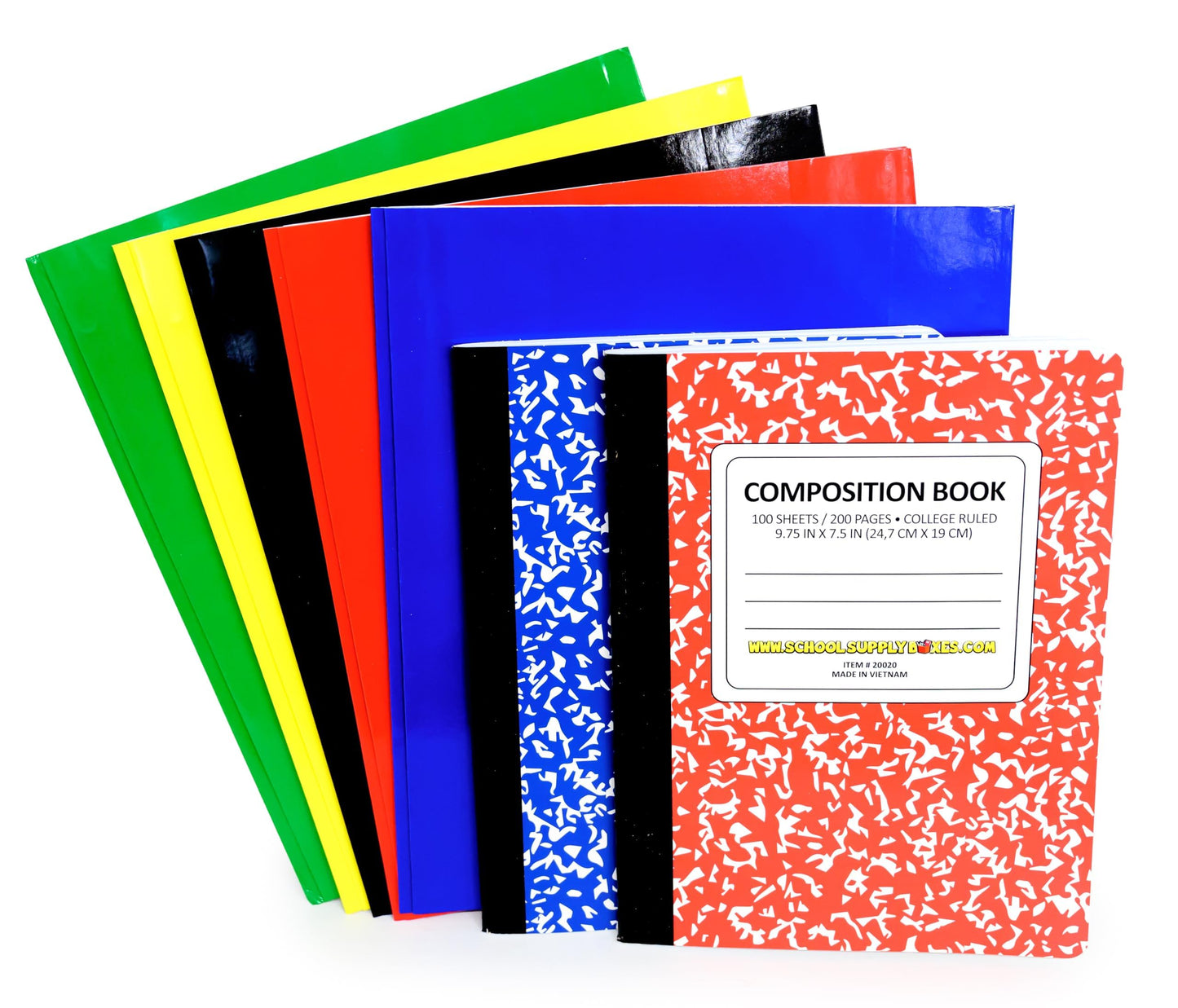 School Supply Boxes | High School Bundle (1 Box) | Back to School Essentials Kit for Students & Teachers | Includes 1" Binders, College-Ruled Notebooks, Highlighters, Markers, & More