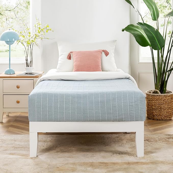 Mellow Naturalista Classic 12 Inch Solid Wood Platform Bed