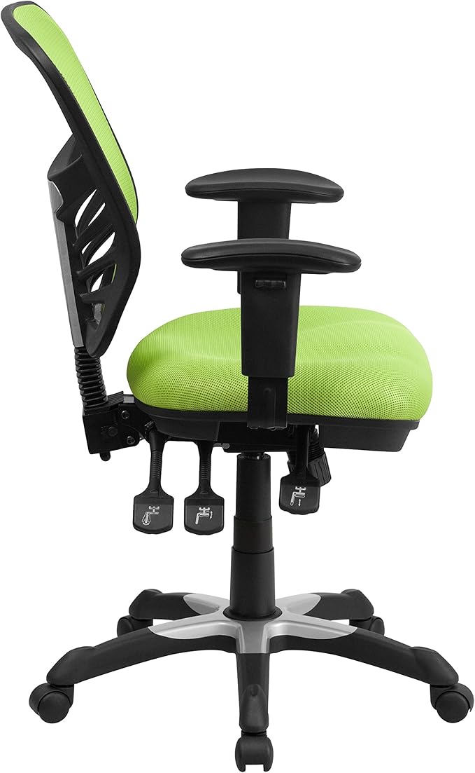 Flash Furniture Nicholas Mid-Back Swivel Office and Gaming Chair, Ergonomic