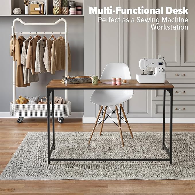WOHOMO Folding Desk, 47.2" Foldable Computer Desk