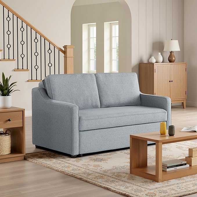 Serta® Corren 68.1" Queen Sized Convertible Sofa, Dream Coil® Comfort,
