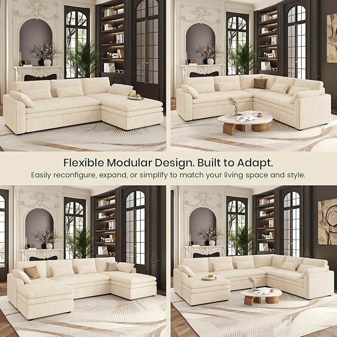 Belffin Large Modular Sectional Sofa