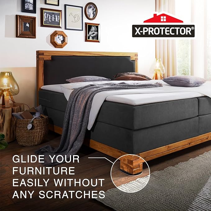 X-Protector Felt Furniture Sliders Hardwood Floors