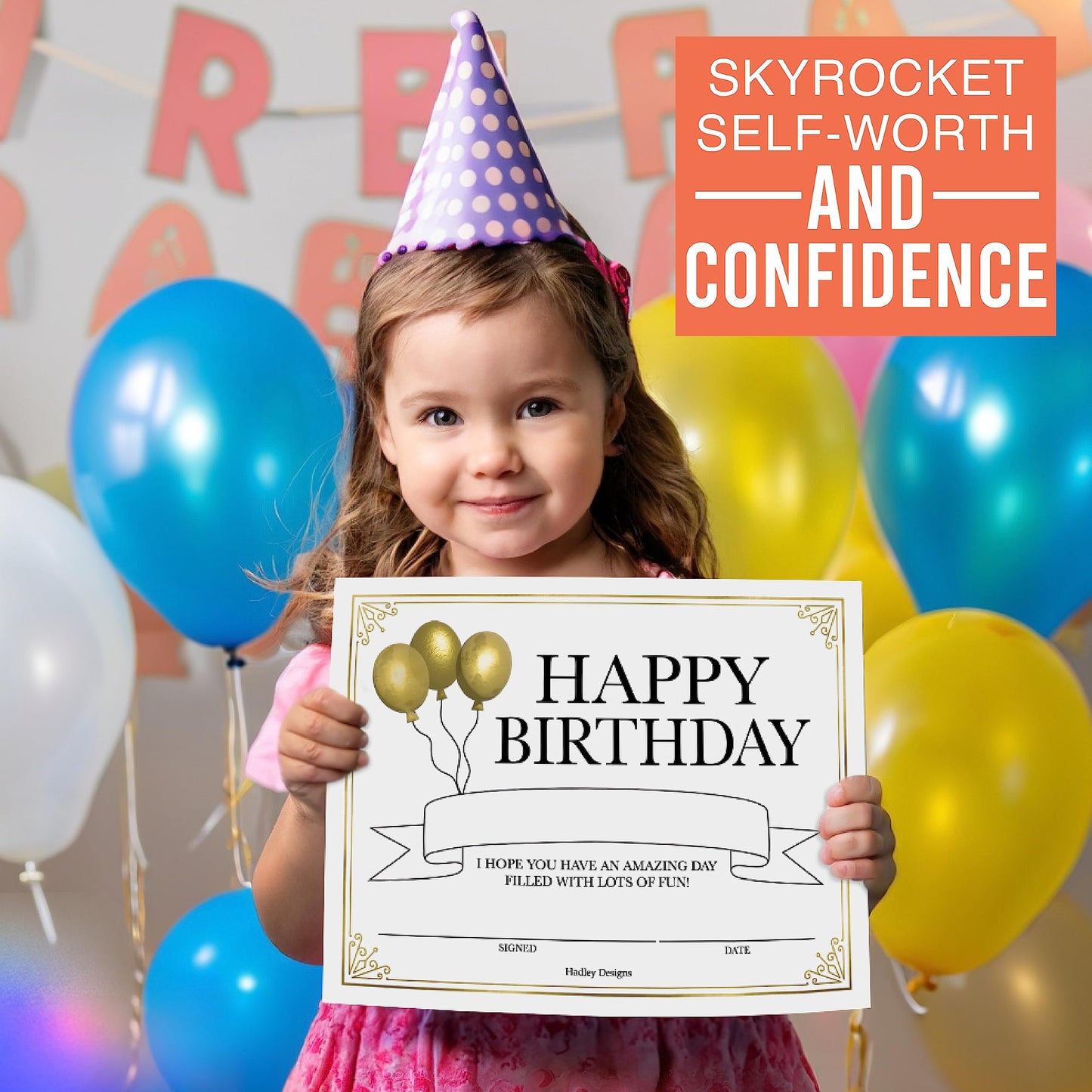 Happy Birthday Certificates for Students - 25 Student Birthday Certificates for Kids Classroom Must Haves, Teacher Supplies for Classroom Elementary, Gold Teacher Essentials