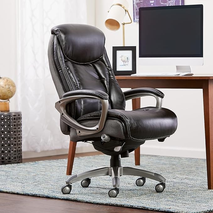 Serta Lautner Executive Home Office Desk Chair, Ergonomic High-Back