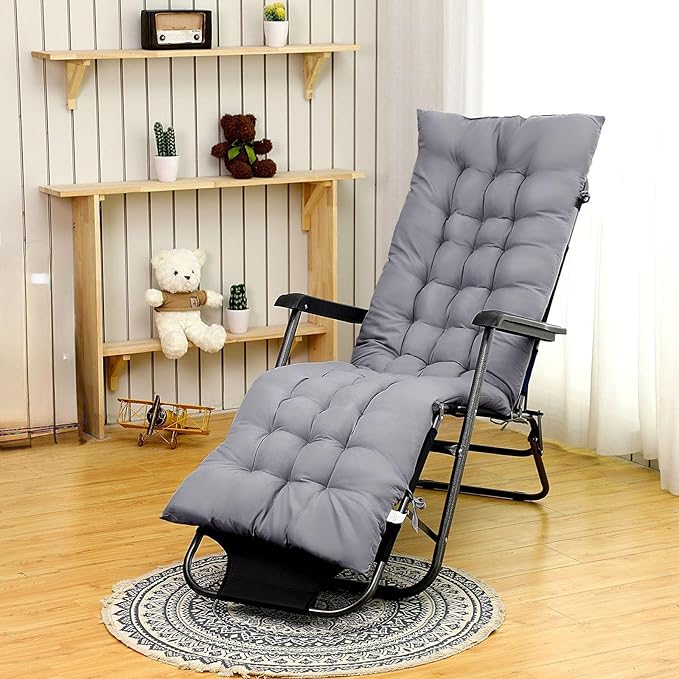 Bucherry 67 x 19 Inch Chaise Lounge Cushions Soft Lounge Chair Cushion Gravity
