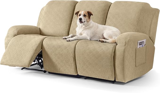 Timeles Recliner Covers for 3 Seater Reclining Couch Covers Sofa Slipcover