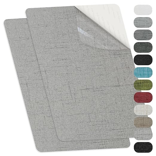 Self-Adhesive Fabric Repair Patches, Large Size 8X11 inch Linen Furniture