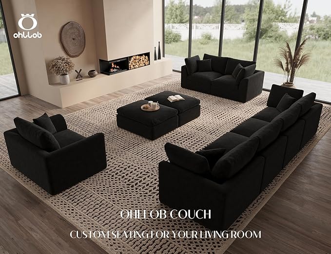 ohllob Ottoman for Cloud Sectional Couches Living Room