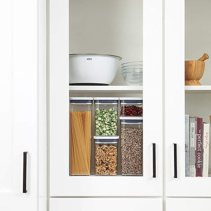 OXO Good Grips Storage Container Airtight | Stackable | For Pantry Organization | Dishwasher Safe | 5 Piece Set, Pack of 2