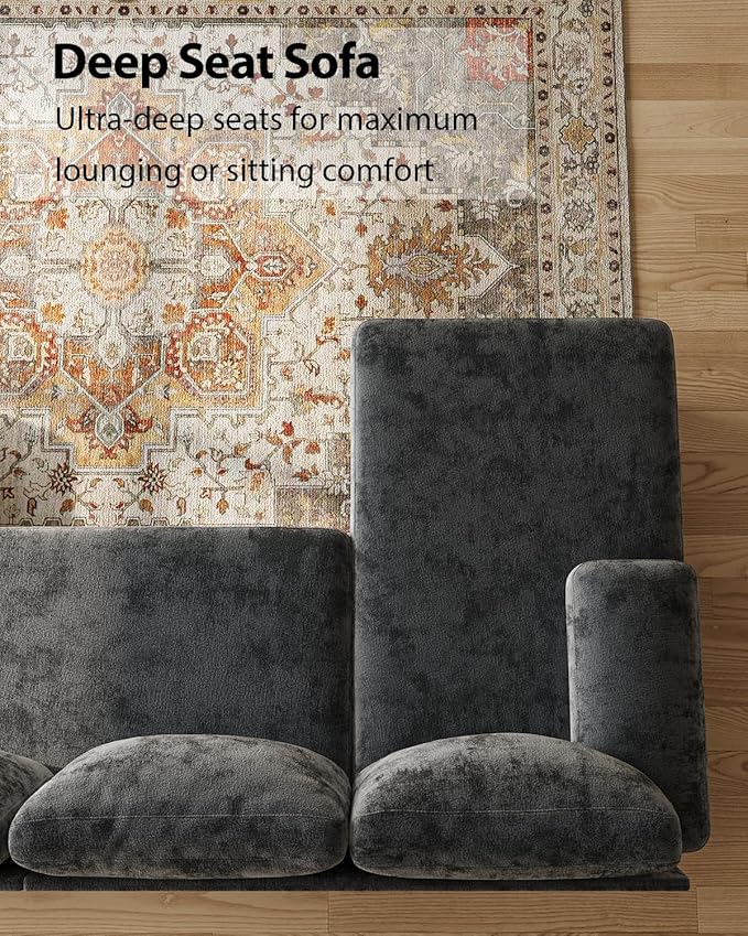 U-Shaped Sectional Couches for Living Room | 112 Inch Modern Sectional Couch |