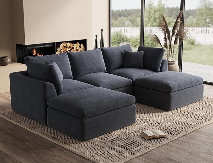 ohllob 110" Cloud Sectional Couches