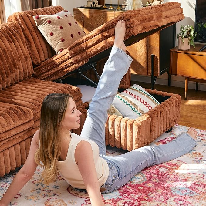 Belffin Modular Sectional Storage Chaise Module
