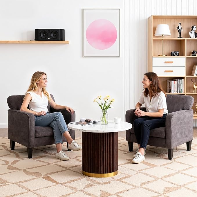 DUMOS Modern Accent Chairs for Living Room, Corner Chairs for Adults, Reading