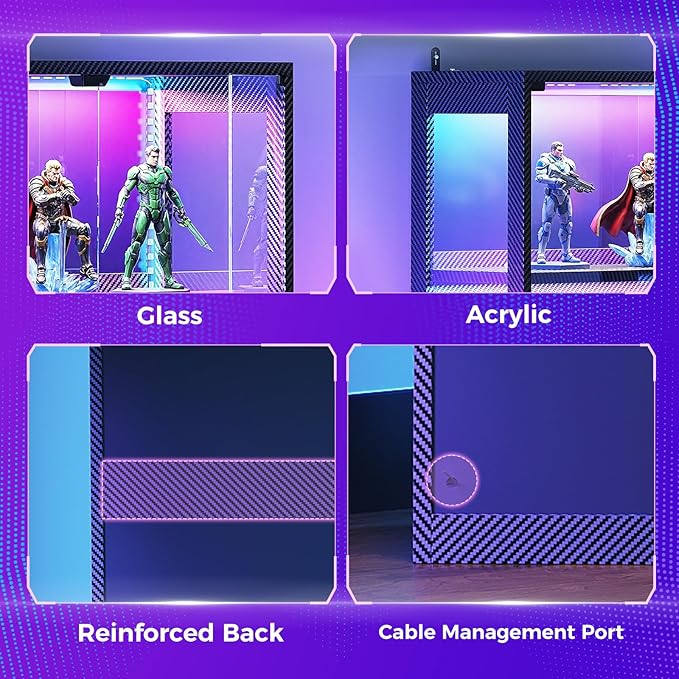 AODK Glass Display Cabinet