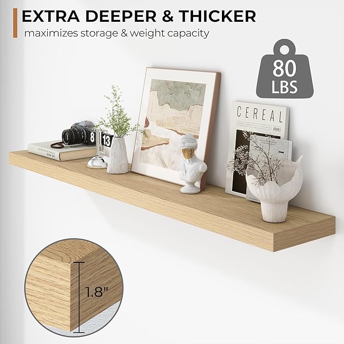 Fun Memories 55 Inch Floating Shelves