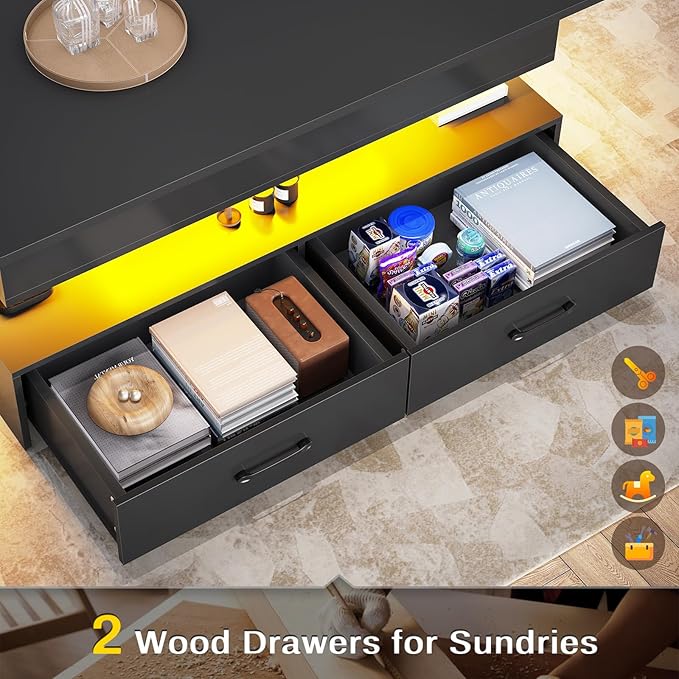SEDETA 40" Lift Top Coffee Table, Coffee Tables