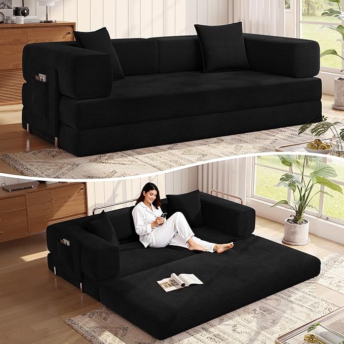 MoonSpeak 78.8''Sleeper Couch Bed