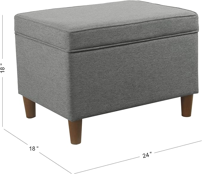 HomePop 24" Storage Ottoman