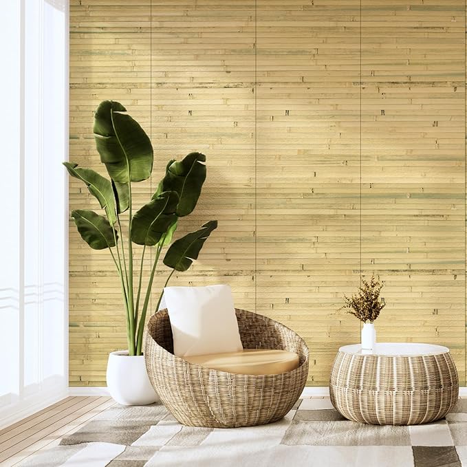 Art3d Natural Bamboo Wall Panel