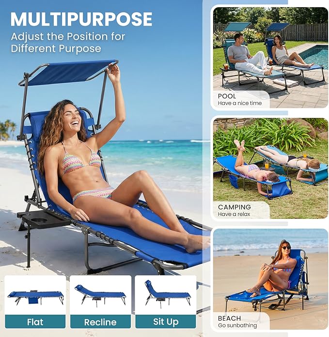 FUNDANGO Heavy Duty Tanning Chair