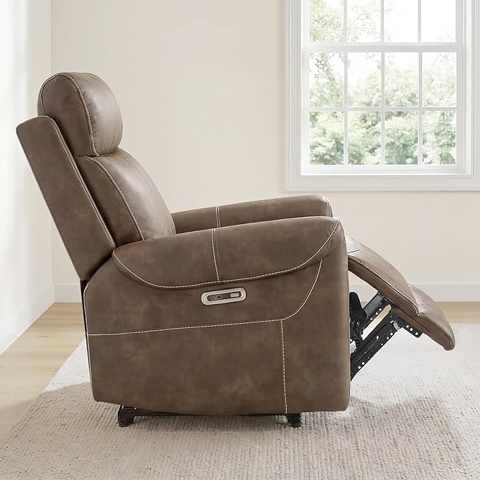 KISLOT Leather Recliner Chair Set of 2, Wall Hugger RV Recliners