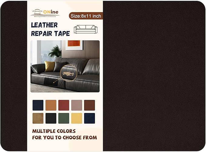 ONine Leather Repair Patch, Self-Adhesive Couch Patch