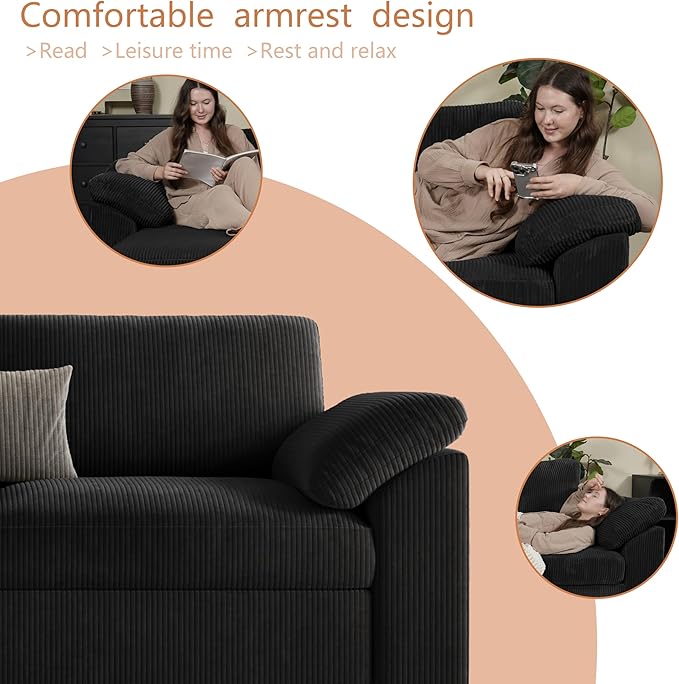 EASE MOOSE Oversized Modular Sectional Sofa, Extra Large L Shape Sectional