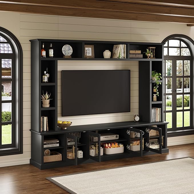 Merax 95" Entertainment Center for TVs up to 80", All-in-One TV Stand
