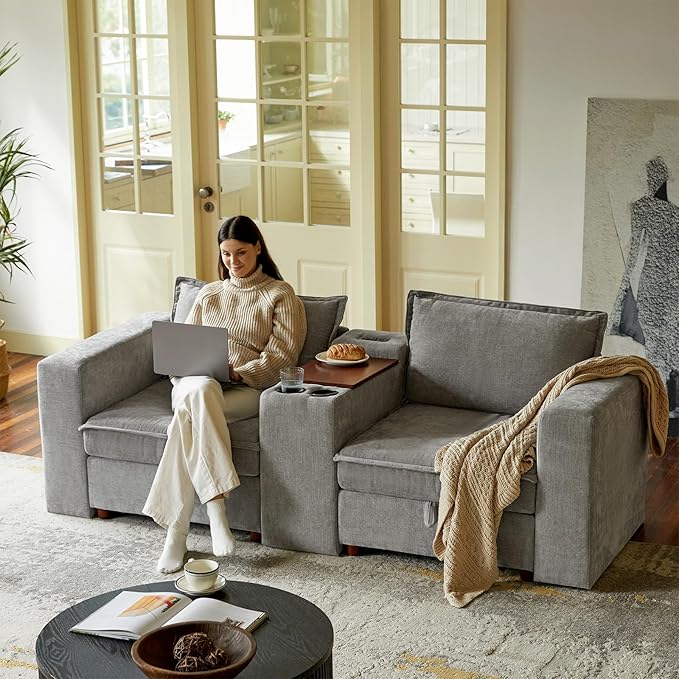 EcoHarbor Living Modular Sofa Center Console