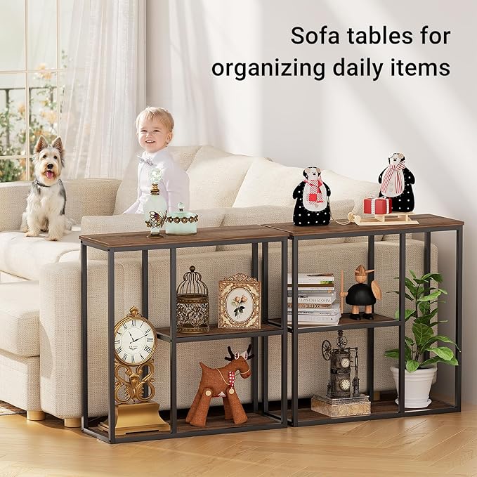 WOHOMO Console Table, Small Entryway Table