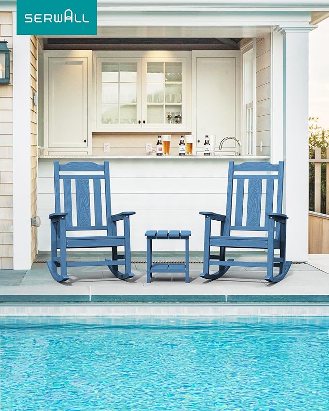 SERWALL HDPE Outdoor Rocking Chair